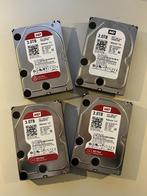4x WD RED 3TB, Computers en Software, Harde schijven, Intern, Gebruikt, Western Digital RED, Ophalen of Verzenden