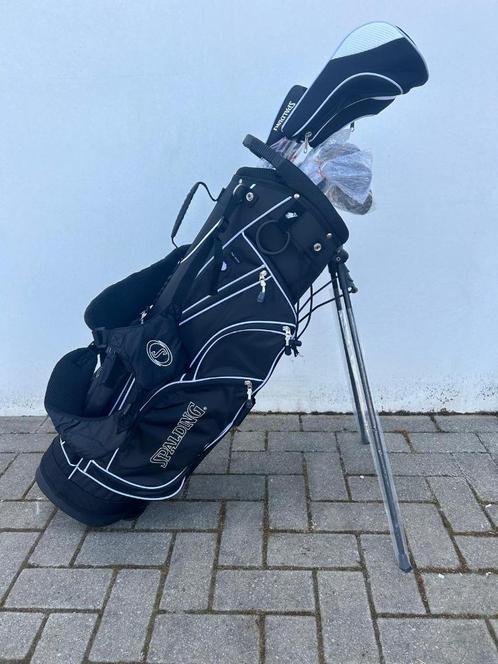 Spalding True Black 14-Delig Golfset Nieuw - Staal- Standbag, Sport en Fitness, Golf, Nieuw, Set, Overige merken, Ophalen