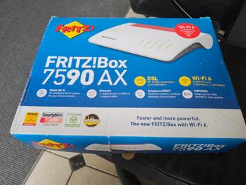 FRITZ! FRITZ!Box 7590AX V2, Modem Router, WiFi 6 beschikbaar voor biedingen