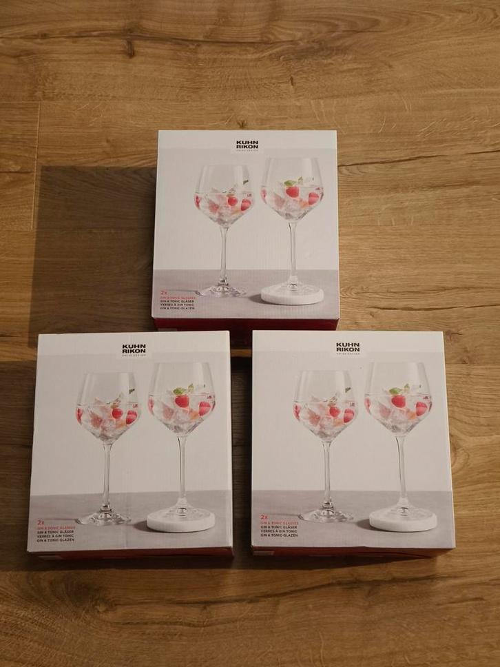 Kuhn Rikon Gin Tonic Glazen - Nieuw in doos!, Huis en Inrichting, Keuken | Keukenbenodigdheden, Nieuw, Ophalen of Verzenden