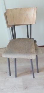 Houten stoelen, stijl schoolstoel, 5 eur voor 2 st, Huis en Inrichting, Stoelen, School, Twee, Gebruikt, Bruin