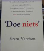 Doe niets, Steven Harrison, Verzenden, Zo goed als nieuw, Politiek en Staatkunde, Nederland