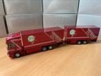 TEKNO SCANIA 144 RED HOOD JAAP RIETVELD, Hobby en Vrije tijd, Modelauto's | 1:50, Ophalen of Verzenden, Zo goed als nieuw, Bus of Vrachtwagen