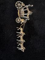 Zilveren Koets met 6 Paarden - 63,60 gram, Ophalen of Verzenden, Zilver