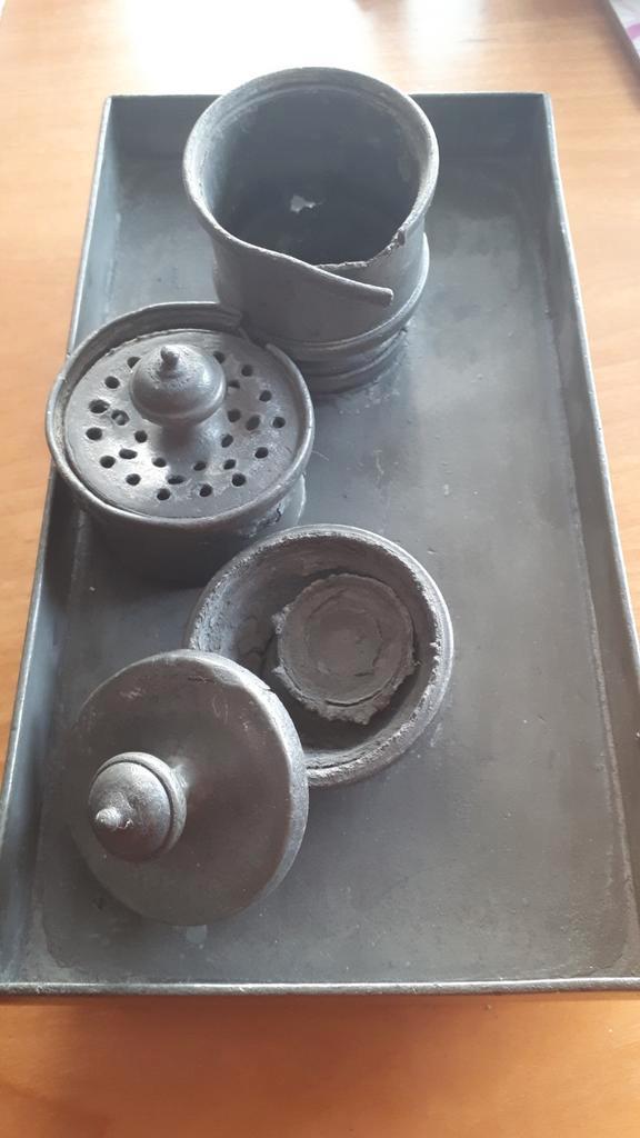 Antieke inkstel tin uitvoering, Antiek en Kunst, Antiek | Tin, Ophalen of Verzenden