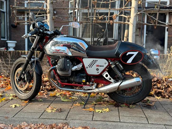 Moto Guzzi V7 Racer | Lage KM | Uniek exemplaar |, Motoren, Motoren | Moto Guzzi, Particulier, Overig, meer dan 35 kW, 2 cilinders