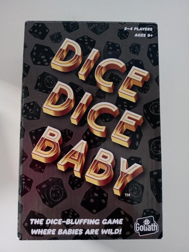 Het Spel : Dice Dice Baby (Dobbelspel), Hobby en Vrije tijd, Gezelschapsspellen | Overige, Zo goed als nieuw, Ophalen of Verzenden