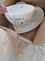 Riviera Maison my favorite tea, Huis en Inrichting, Keuken | Servies, Nieuw, Ophalen of Verzenden, Overige stijlen, Kop(pen) en/of Schotel(s)