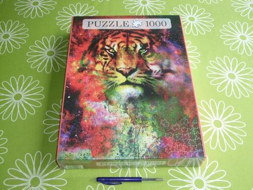 Nieuw in seal: mooie tijger puzzel van 1000 stukjes, Hobby en Vrije tijd, Denksport en Puzzels, Nieuw, Legpuzzel, 500 t/m 1500 stukjes