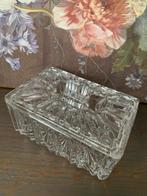 Kristallen Sieradendoosje/bewaardoosje/ botervlootje., Ophalen of Verzenden