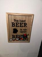 Bierdoppen Bord - The Best Beer, Ophalen of Verzenden, Zo goed als nieuw
