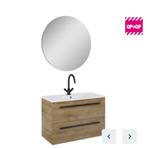 Spiegel, Rond, Nieuw, Ophalen of Verzenden, 75 tot 100 cm