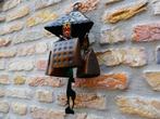 Windgong deurbel 3 bellen met berggeit geit bel gong, Ophalen of Verzenden