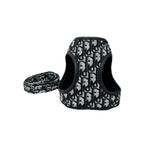 Dior honden tuigje met lijn, Verzenden, Zo goed als nieuw