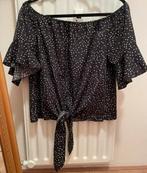 SHEIN top polka dots stippen maat L, Verzenden, Zo goed als nieuw, Zwart