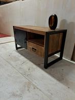 tv meubel, GRATIS bezorging, nieuw, mangohout metaal Elburg, Nieuw, Minder dan 100 cm, 25 tot 50 cm, 100 tot 150 cm