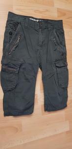 Stoere kniebroek, mt 146-152, donker grijs/zwart, Coolcat, Broek, Coolcat, Ophalen of Verzenden, Zo goed als nieuw