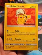 Ash's Pikachu SM109 Black Star Promo - LP, Ophalen of Verzenden