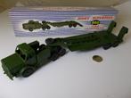 1957 Dinky Supertoys 660 ANTAR TANK TRANSPORTER + DOOS! (E), Ophalen of Verzenden, Zo goed als nieuw, Bus of Vrachtwagen, Dinky Toys