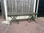 Vintage legerbankje, Tuin en Terras, Tuinbanken, Ophalen, Gebruikt