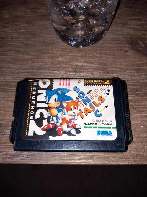Sonic the hedgehog 2 - los spel - japans - zie adv, Spelcomputers en Games, Games | Sega, Gebruikt, Mega Drive, Avontuur en Actie