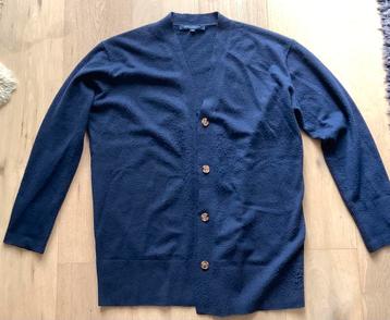 French connection blauw vest medium beschikbaar voor biedingen