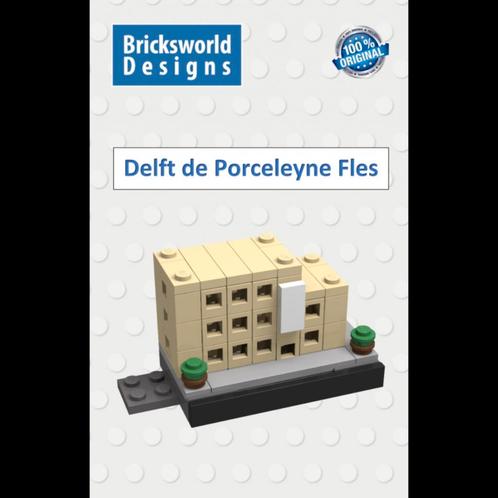 Bricksworld Architectuur Porceleyne Fles Skyline Delft NIEUW, Hobby en Vrije tijd, Modelbouw | Overige, Nieuw, 1:144 of kleiner