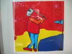 Vrolijk & kleurrijk Golftafereel / origineel werk, Ophalen