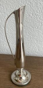 Vintage verzilverd vaasje met oor, Ophalen of Verzenden, Zilver