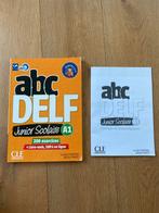 Boek abc Delf Junior Scolaire A1 + DVD en antwoorden, Ophalen, Zo goed als nieuw, Overige niveaus, Frans