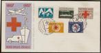 Nederland FDC E31 Zonder Adres, Rode Kruis 1957, Ophalen of Verzenden, Onbeschreven, Nederland