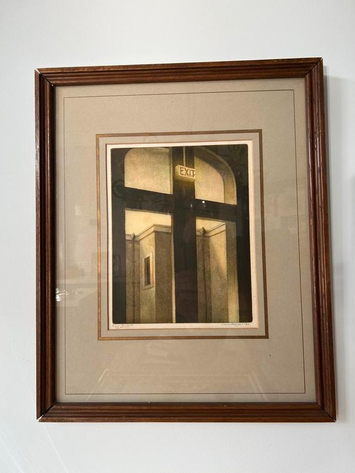 EXIT, Antiek en Kunst, Kunst | Etsen en Gravures, Ophalen