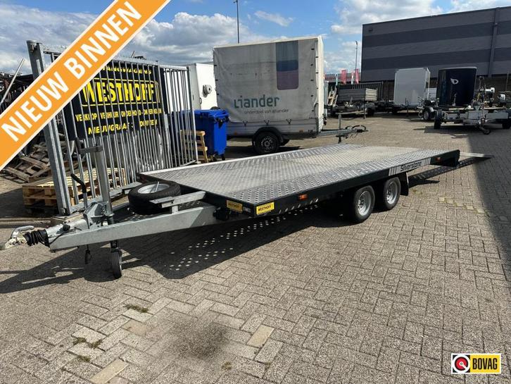 AUTOAMBULANCE PROLINE SILVERSTONE 450X210 2850KG 2024, Auto diversen, Aanhangers en Bagagewagens, Gebruikt
