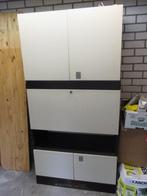 Bergmeubel met schrijfbureautje en verlichting, Huis en Inrichting, Kasten | Wandmeubels, Ophalen, Gebruikt, Met deur(en), Minder dan 150 cm