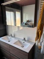 Badkamermeubel + Spiegelkast - Set, Huis en Inrichting, Badkamer | Badkamermeubels, Gebruikt, 100 tot 150 cm, Ophalen of Verzenden