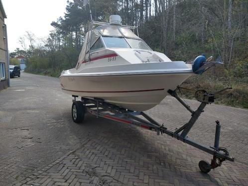 Beekman 540 Fish Cabin, Watersport en Boten, Vis- en Consoleboten, Gebruikt, 70 pk of meer, 3 tot 6 meter, Benzine, Buitenboordmotor