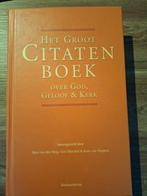 Het groot citatenboek over God, geloof & Kerk, Ophalen of Verzenden, Zo goed als nieuw, Christendom | Protestants, Diverse auteurs