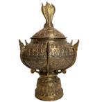 Oude bronzen rituele offerschaal, boeddhistische traditie, Ophalen of Verzenden, Gebruikt