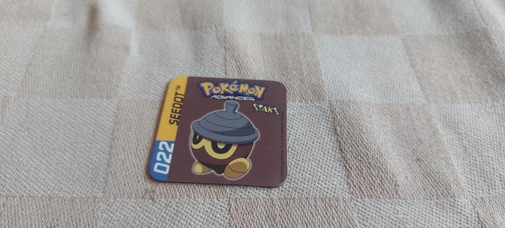 magneet speelgoed pokemon panini Seedot staks 2003, Kinderen en Baby's, Speelgoed | Bouwstenen, Nieuw, Overige merken, Ophalen of Verzenden