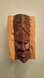 Bijzonder en uniek beeld. Gesneden uit één stuk hout., Ophalen of Verzenden