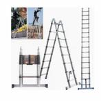 Tekescoop ladder, Doe-het-zelf en Verbouw, Ladders en Trappen, Ophalen, Zo goed als nieuw