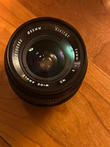Vivitar 24mm 2.0 MC Wide angle lens voor Olympus OM beschikbaar voor biedingen