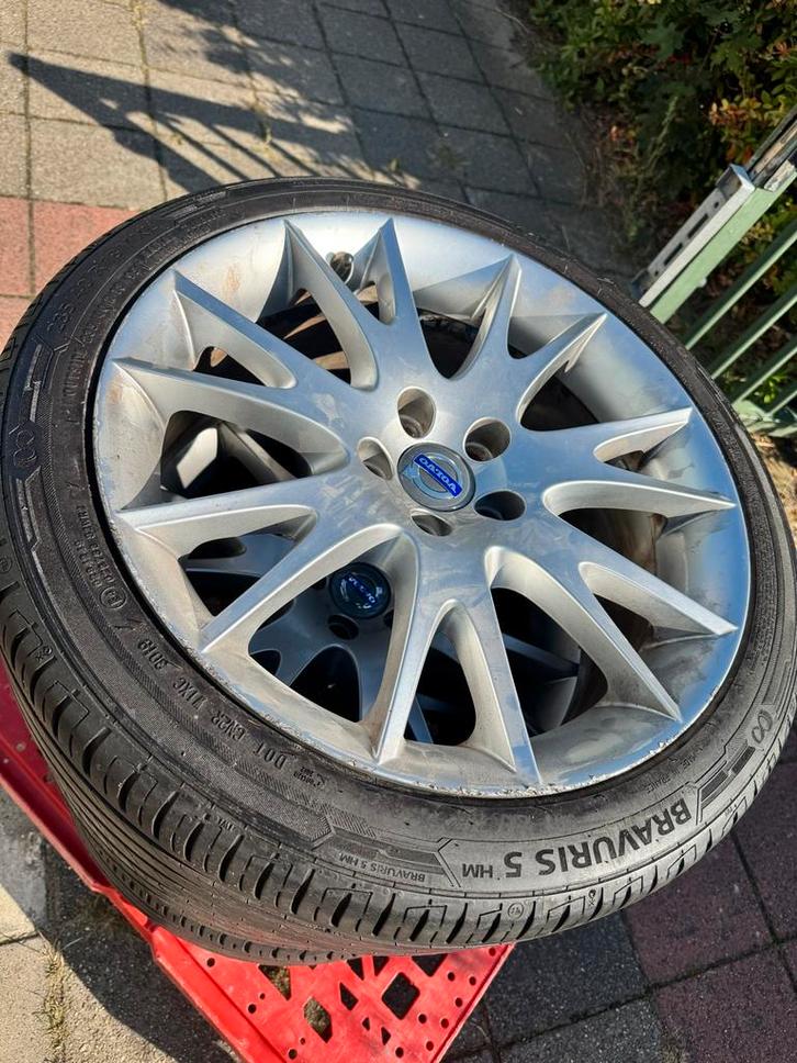 Volvo Mirzam velgen voor C70 V50 C30 V40 S40 18 inch, Auto diversen, Auto-accessoires, Gebruikt, Ophalen