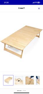 Rustiq 70x150x35cm inklapbare picknick tafel Natural wood, Tuin en Terras, Picknicktafels, Ophalen, Zo goed als nieuw, Inklapbaar