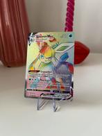 Glaceon VMax Rainbow (Pokémon), Ophalen of Verzenden, Zo goed als nieuw, Losse kaart