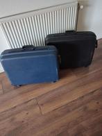 Twee harde koffers, Sieraden, Tassen en Uiterlijk, Koffers, Ophalen, Gebruikt, Hard kunststof, 45 tot 55 cm