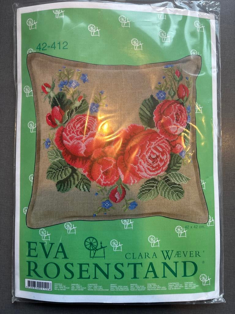 Eva Rosenstand Borduurpakket - 42x42cm, Ophalen of Verzenden, Nieuw, Handborduren, Borduurpakket