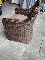 Wicker Tuinstoelen (6stuks) Garden Impressions, Tuin en Terras, Tuinstoelen, Ophalen of Verzenden, Gebruikt, Rotan, Stapelbaar