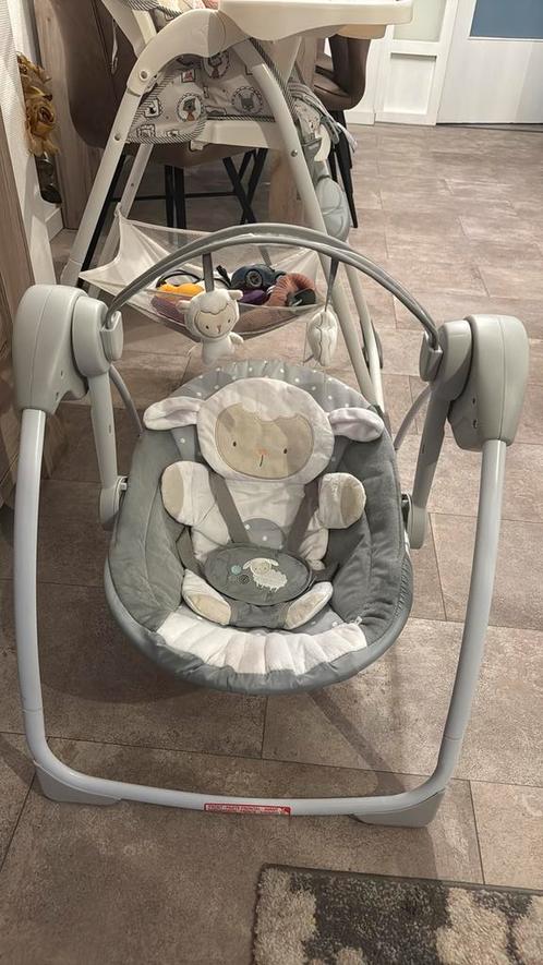 Swing wipstoel, Kinderen en Baby's, Wipstoeltjes, Zo goed als nieuw, Schommelstoel, Overige merken, Met gordel(s) of riempje(s)