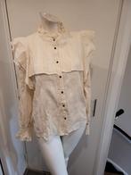 Zgan super leuke By Bar blouse maat S, Kleding | Dames, Blouses en Tunieken, By bar, Beige, Ophalen of Verzenden, Zo goed als nieuw